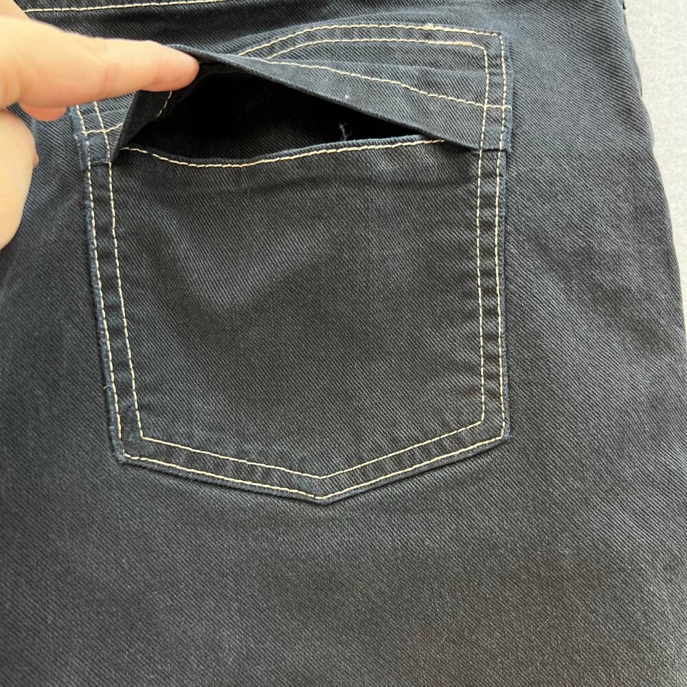 Sundance Jeans Women's Size 12 Dark Blue Straight Leg Vintage Preppy Normcore - Picture 5 of 12
